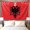 KOSPOGO Unofficial flag of Cham Albanians Tapestry Wall Hanging 90x60 Inch Bedroom Living Room Home Party Banner Decoration Tapestries view 2