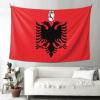 KOSPOGO Unofficial flag of Cham Albanians Tapestry Wall Hanging 90x60 Inch Bedroom Living Room Home Party Banner Decoration Tapestries view 3