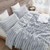 Byourbed Softer Than Soft - Coma Inducer Oversized King Comforter Set - Frosted Gray Stripe view 2