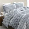 Byourbed Softer Than Soft - Coma Inducer Oversized King Comforter Set - Frosted Gray Stripe view 4