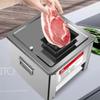 NYMFEA 850W Meat Cutter Slicer Cutting Machine Cube Shredded Meat 130KG/H Commercial Electric Lamb Slicer Bread Ham Commercial Meat Slicer, for Family and Commercial Use,7MM view 2