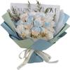 Lindagary Valentine' s Day Artificial Flowers Bouquet Simulated Soap Flower Bouquet Fake Flower Bouquet for Valentine' s Day Wedding Birthday Anniversary Party Favor Supply - Style B view 1
