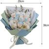 Lindagary Valentine' s Day Artificial Flowers Bouquet Simulated Soap Flower Bouquet Fake Flower Bouquet for Valentine' s Day Wedding Birthday Anniversary Party Favor Supply - Style B view 2