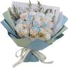 Lindagary Valentine' s Day Artificial Flowers Bouquet Simulated Soap Flower Bouquet Fake Flower Bouquet for Valentine' s Day Wedding Birthday Anniversary Party Favor Supply - Style B view 3