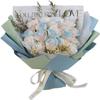 Lindagary Valentine' s Day Artificial Flowers Bouquet Simulated Soap Flower Bouquet Fake Flower Bouquet for Valentine' s Day Wedding Birthday Anniversary Party Favor Supply - Style B view 4