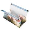 Lovely Pig Grass Tissue Box Cover, PU Leather Rectangular Tissue Box Case Organizer Holder Vanity Dresser Night Stand Table Countertop Home Office Car 7.7X4.7X4.3'' view 2