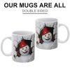 3D Frosty Snowman Christmas Cup Coffee Mug, Comfortable To Hold, Birthday Present For Men Women Wife Husband Daughter Friends view 3
