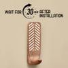 Indian Shelf 3 Decorative Wood Adhesive Wall Hooks No Drill - Arrow Leaf view 3