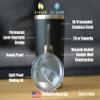 Acoustic Guitar - Insulated Coffee Tumbler Cup with Sliding Lid - Stainless Steel Travel Mug - Guitarist Gifts for Women and Men Musicians - Black view 4