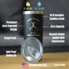Best Skier On The Mountain - Insulated Coffee Tumbler Cup with Sliding Lid - Stainless Steel Travel Mug - Fun Skiing Gifts and Decor for Skiers - Black view 4