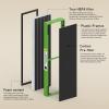 FLT4825VO Toxin Clear HEPA Replacement Compatible with AC4825 AC4300 AC4800 AC4900 AC4850, 2 True HEPA Filters & 6 Activated Carbon Pre-Filters, FLT4825VO, Black/Green view 2