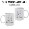 Frohe Ostern Niedliche Kaffeetasse Happy Easter Coffee Lovers Cup, Great Novelty Gift, 11 Oz Tea Cup For Men & Women view 3