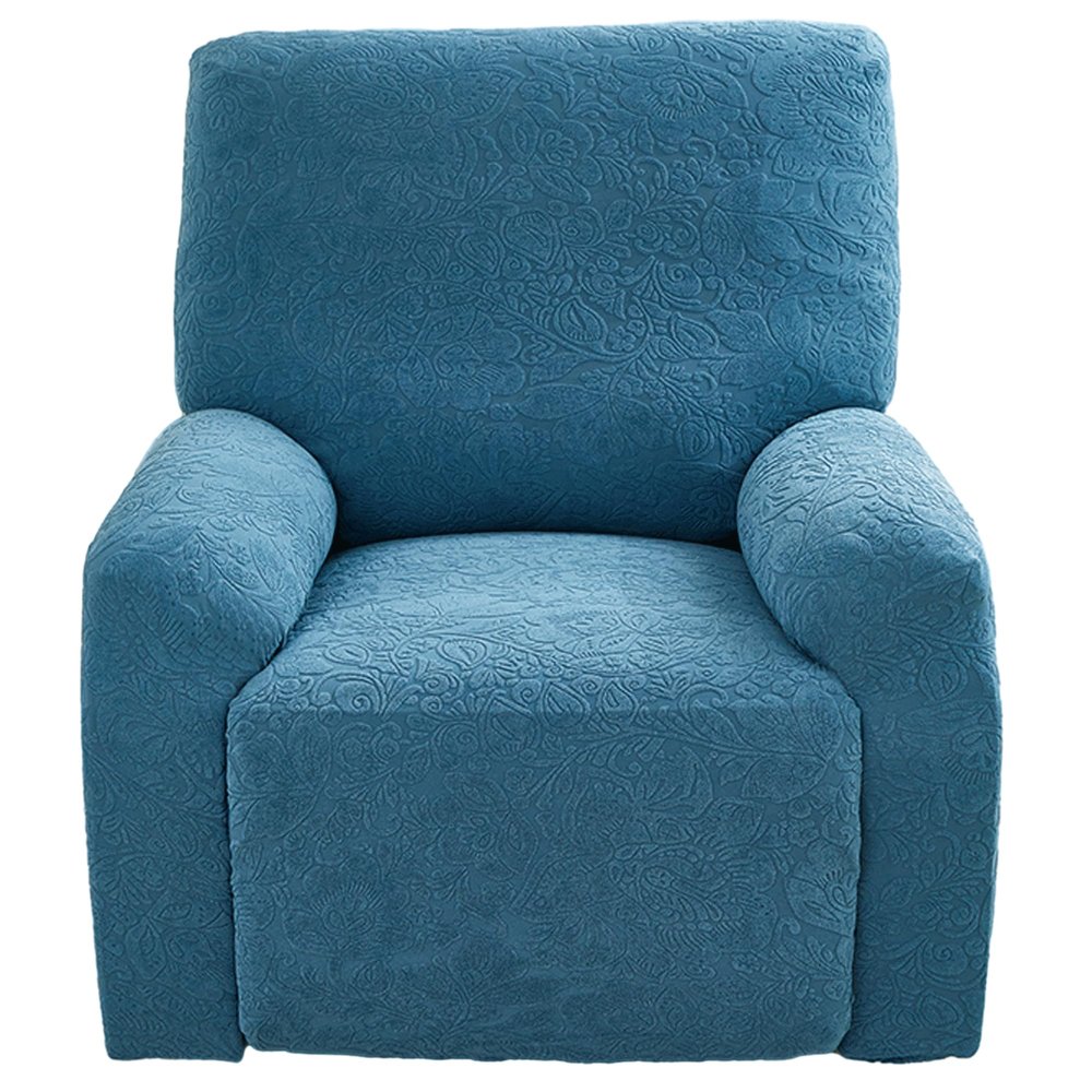 BUniq Jacquard Pattern Easy Going Stretch Sofa SlipcoverStretch Sofa Slipcover 1 Seater Couch Protector Soft Furniture Covers with Elastic Chair Covers(002)