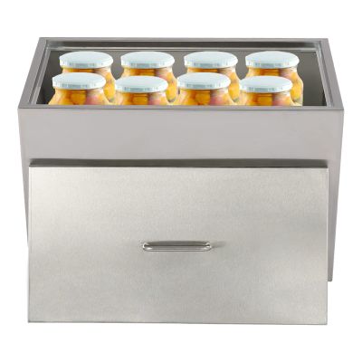 13.2gal Water Bath Canner with 2 Handles, Stainless Steel Boiling Water Canners Large Stock Pot with 2 Can Racks and Sinking Lid, 20.51 * 11.5 * 13in