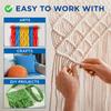 TECEUM Cotton Rope 3/16 (5 mm)  100 FT  Strong All-Purpose Braided Rope  Natural Cotton  for Crafting, amping, Clothes Line, DIY, Indoor & Outdoor Use  Orange view 3