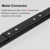 Room Divider Ceiling Track Hospital Heavy Duty Room Divider Curtain Track, Black Privacy Partitions Track System for Bunk Bed/Shower/RV/Hospital, 1/1.5/2/2.5/3/3.5/4 M Long ( Color : Wall Mount , Size view 4