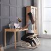 Aeumruch Kneeling Chair Ergonomic Kneeling Office Chair Better Posture Knee Support Stool, Cross Legged Sitting Natural Relief for Back, Shoulder or Neck Pain (Brown) view 3
