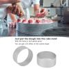 10pcs Cake Baking Tool Set - Stainless Steel, Easy to Use and Clean - for Beautiful Cookies and Cakes (Round) view 2