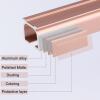 Room Divider Ceiling Track Hospital Black Curtain Track for Ceiling/Wall Mount, Hospital/Bedroom/Balcony Straight Curtain Rail Set, 10feet /11ft/12ft/13ft Long ( Color : Wall Mount , Size : 1m/3.2ft ) view 4
