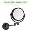 YEAHSO Wall Mounted Makeup Mirror Magnifying Vanity Mirror Flexible Gooseneck,and Locking Suction,Extendable Arm view 2
