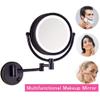 YEAHSO Wall Mounted Makeup Mirror Magnifying Vanity Mirror Flexible Gooseneck,and Locking Suction,Extendable Arm view 4