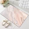 NEVKA Thin Bath Mat Diatomaceous Earth Bath Mat Super Absorbent Diatomite Thin Bath Mats for Bathroom Quick-Drying Non-Slip Bath Thin Mat Easy to Clean Thin Shower Mat (4x5ft/48x60in/120x150cm) view 2