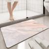 NEVKA Thin Bath Mat Diatomaceous Earth Bath Mat Super Absorbent Diatomite Thin Bath Mats for Bathroom Quick-Drying Non-Slip Bath Thin Mat Easy to Clean Thin Shower Mat (4x5ft/48x60in/120x150cm) view 3