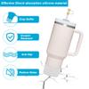 26 PCS Water Bottle Accessories, findTop 24 Straw Tip Covers (8mm) and 2 Silicone Cup Bottom Protectors, Compatible with Stanley 40oz Quencher Adventure and Hydroflask Boot 12-24oz view 4