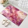 Diatomaceous Earth Bath Mat, Modern Marble Texture Rectangle Soft Wrinkle Free Bathroom Floor Rugs Non-Slip Volume Super Absorbent Fast Drying for Bathroom Kitchen Door Mat(3x4ft/36x48in/90x120cm) view 2