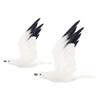 GOOHOCHY Artificial Seagull Ornaments 2 Pieces Lightweight Foam Coastal Bird Figurines for Indoor Outdoor Garden Patio Decoration Realistic Seagull Decor for Home Office view 1