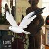 GOOHOCHY Artificial Seagull Ornaments 2 Pieces Lightweight Foam Coastal Bird Figurines for Indoor Outdoor Garden Patio Decoration Realistic Seagull Decor for Home Office view 4