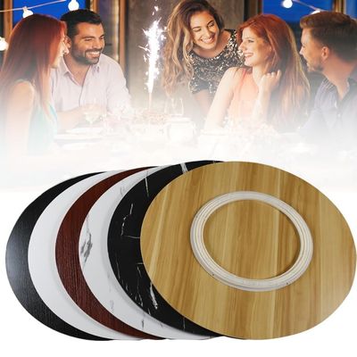 Wood Lazy Susan Organizer Turntable for Dining Table Natural Finish Grand Lazy Susan Centerpiece Turntable for Cabinet, Countertop, Table Or Pantry (Color : 50cm/19.6in, Size : Black)