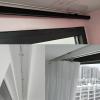 Aluminum Curtain Track Window Curtain RailsCeiling Or Wall Mounted Sliding Curtain Track System With All Accessories Room Divider Trackblack Straight Curtain Track, Shower Curtain Rail ( Color : Whi view 3