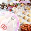 JIANTA Lollipop Cake Pop Treat Bag Set, Meat Baller with Handles + 100 Parcel Bags + 100 Papery Treat Sticks + 100 Metallic Twist Ties, Cake Pops Making Tools for Candies, Chocolates and Cookies view 2
