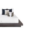 1 Pcs Zipper Fitted Sheet Full XL Size (54X80), 8" Deep Pocket, 100% Microfiber Super Soft Comfy and Easy to Put, Fitted Sheet Zipper Full XL Size Fitted Sheet - White Color view 1
