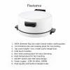 Rushbom Pizza Oven, 2000W Electric Pizza Oven Indoor Portable 12 Inch Indoor Pizza Oven Countertop Pizza Maker Steak Machine Toaster (US Plug 110V) view 3