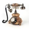 Antique European Wedding Birthday Party Audio Guestbook Phone (Vintage Gold) view 3
