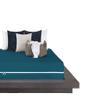 1 Pcs Zipper Fitted Sheet King Size (78X80), 8" Deep Pocket, 100% Microfiber Super Soft Comfy and Easy to Put, Fitted Sheet Zipper King Size Fitted Sheet - Teal Color view 1