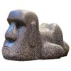 Kichvoe Moai Tissue Box Cover Decorative Napkin Holder for Home Office Retro Box for Bedroom Kitchen Bathroom Elegant Moai Style Stable Structure for Easy Access view 1