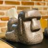 Kichvoe Moai Tissue Box Cover Decorative Napkin Holder for Home Office Retro Box for Bedroom Kitchen Bathroom Elegant Moai Style Stable Structure for Easy Access view 2