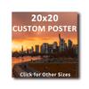 Exenruzl Custom Unframed Canvas Prints with Your Photos - Personalized Picture to Canvas Wall Art - Funny Home Decor - 20x20 inches view 1