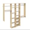 Easy Track Dual Tower 10-foot Classic Closet Kit, PH158-CG, Honey Blonde view 1