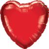 Harnel 18" Red Heart Mylar Balloons - Pack of 10 view 1
