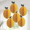 Fun Express Lemon-Shaped Honeycomb Ceiling Decorations - 6 Pc view 3