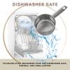 1/2 Cup Stainless Steel Measuring Cup | Sturdy Metal 125 ml | 125 cc | 4 oz | Single Cup for Wet and Dry Ingredients | Great for use as 1/2 Cup Dog Food Scoop - 1 PK view 4