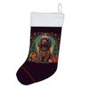 Caroline's Treasures DAC1107CS Boykin Spaniel Christmas Christmas Stocking Fireplace Hanging Stockings Christmas Season Party Decor Family Holiday Decorations view 1