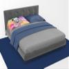 Caroline's Treasures DAC4016PILLOWCASE Hippie Animal Panda Standard Pillowcase Lightweight Super Soft Easy Care Decorative Artwork Pillowcase, Standard view 3