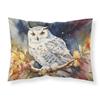 Caroline's Treasures DAC3265PILLOWCASE Snowy Owl Standard Pillowcase Lightweight Super Soft Easy Care Decorative Artwork Pillowcase, Standard view 1