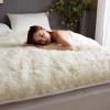 KokotY Wool Mattress Protector Pad Keep Warm Mattress Wool Fleece Fitted Mattress Cover Pad, Breathable, Pure Wool Mattress, Single and Double Thick Folding, Lamb Velvet Mattress (Size : 180x200cm) view 4