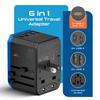 Ceptics 70W World International Travel Plug Adapter - Powerful GaN Tech with Pd & QC 3.0 Dual 3X USB-C Power - 2 USB Ports Wall Charger Type I C G A Outlets 110V 220V A/C - EU Euro US UK (70-KU) view 2